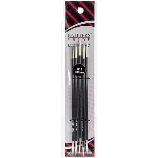 Knitter&#x27;s Pride&#x2122; Karbonz 6&#x22; Double Pointed Knitting Needles